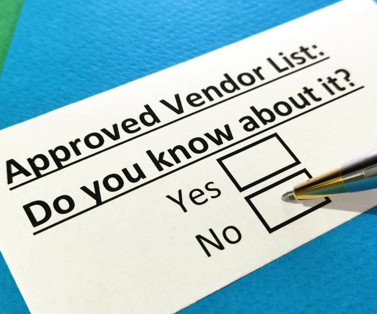 Register as a Vendor